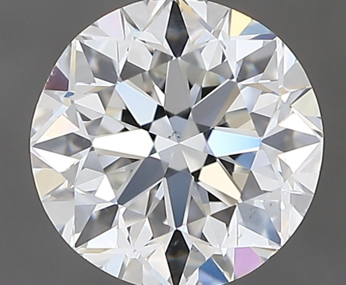 Natürlicher Diamant Brillant Schliff / SI1 / G / GIA zertifiziert