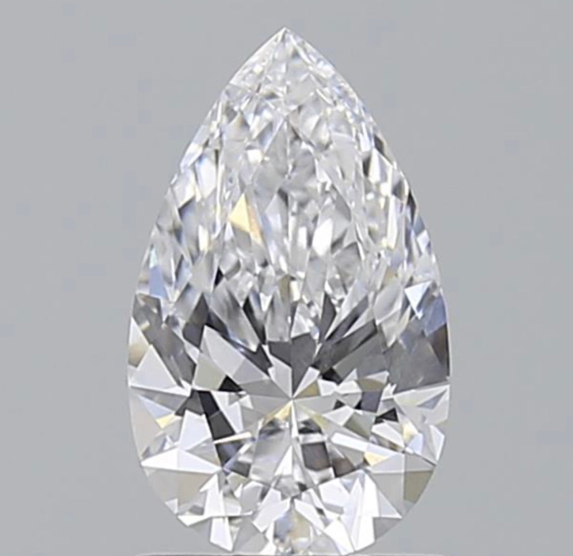 Diamant Tropfen Schliff 1,09 Karat / VVS1 / D / IGI zertifiziert/ CVD