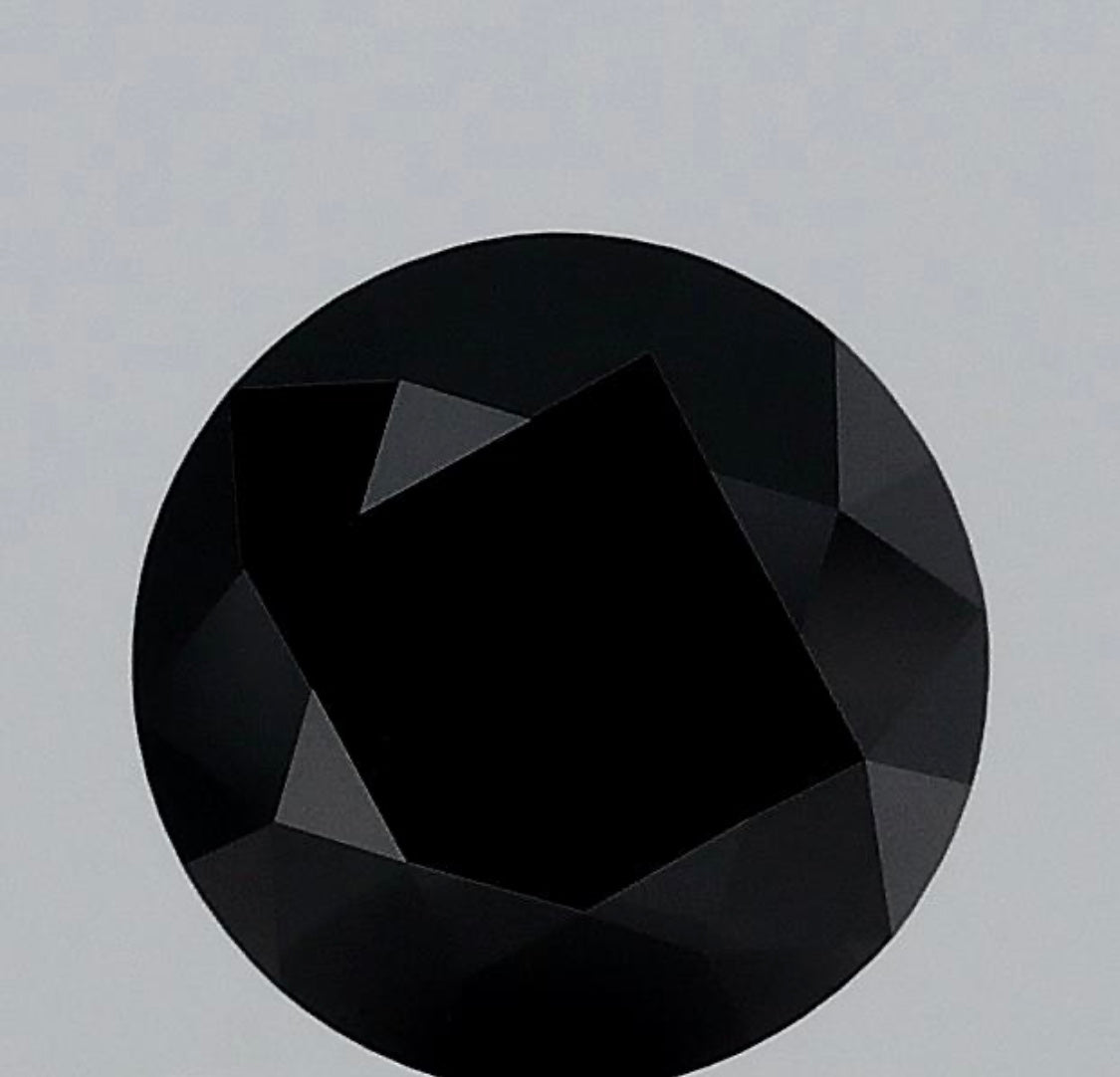 Diamant Brillant Schliff / Fancy Black / IGI zertifiziert / CVD