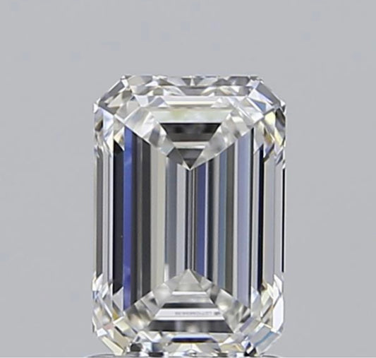 Diamant Smaragd Schliff 1,56 Karat / VVS2 / E / IGI zertifiziert/ CVD