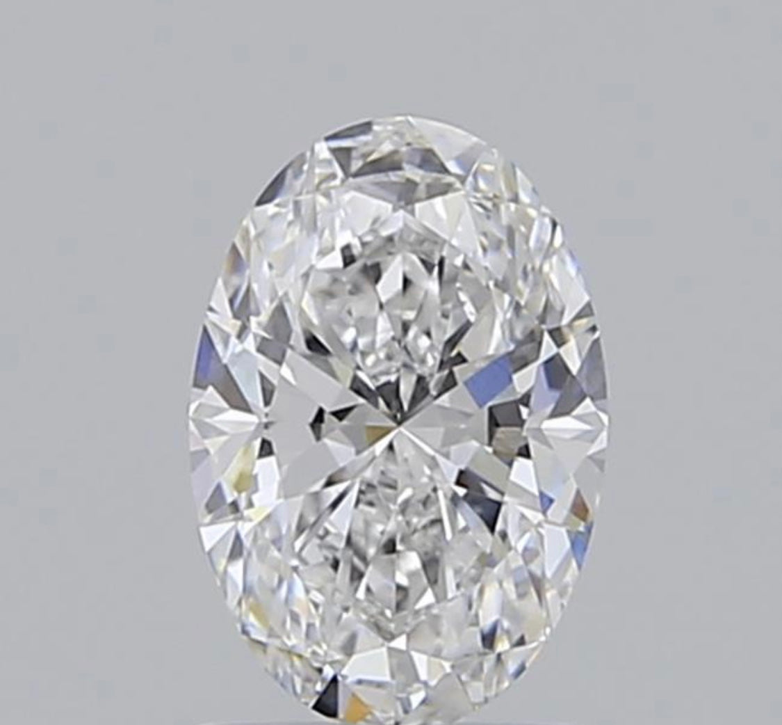Diamant Oval Schliff 1,07 Karat / VVS2 / D / IGI zertifiziert / CVD