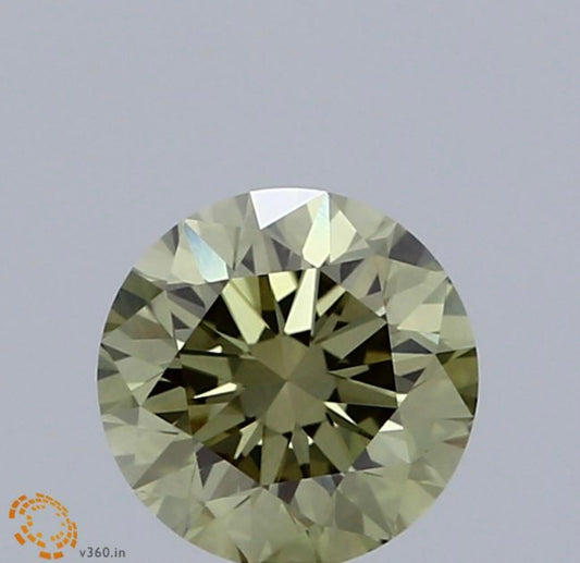 Diamant Brillant Schliff 1 Karat / Fancy Intense Green / VS1 / IGI zertifiziert/ CVD