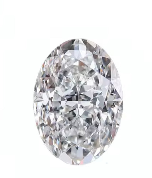 Diamant Oval Cut 1 Karat / VS1 / D / DK zertifiziert /