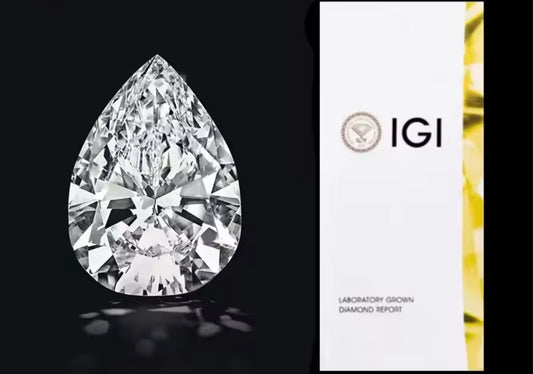 Diamant Tropfen Schliff 1,5 Karat / VS1 / E / IGI zertifiziert