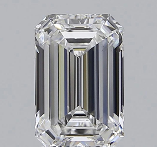 Diamant Smaragd Schliff 2,01 Karat / VS1 / E / IGI zertifiziert / CVD